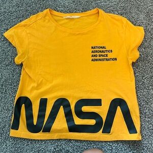 H&M nasa shirt orange/black good condition
